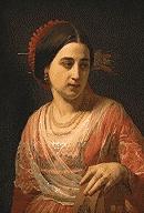 Johann Koler A Roman Woman Norge oil painting art